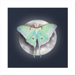 Luna Moth Posters and Art